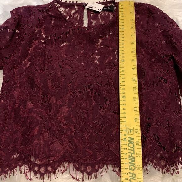 DO+BE TWO PIECE LACE SKIRT/TOP SET in purple - Picture 12 of 13